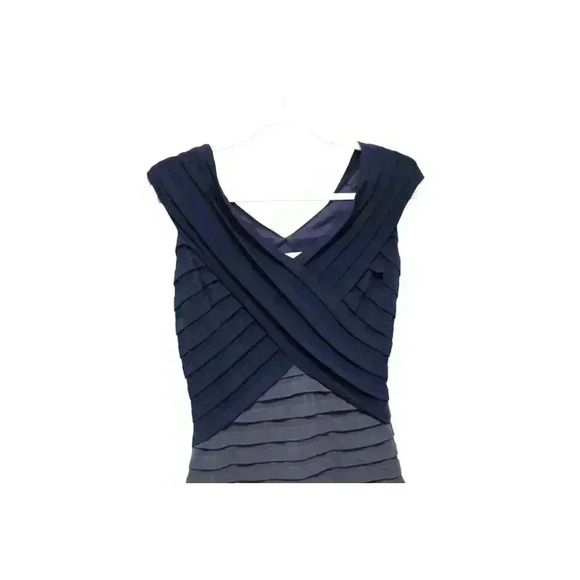 Joseph Ribkoff Dress Size 8 Ruffle Layered Stretch Career Party Cocktail Formal - Picture 7 of 12